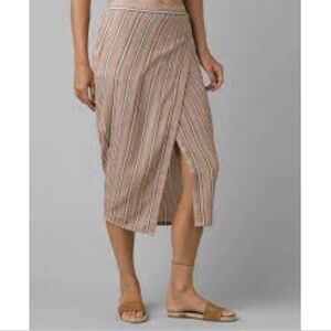 Prana Polyforest Skirt in Copperstripe